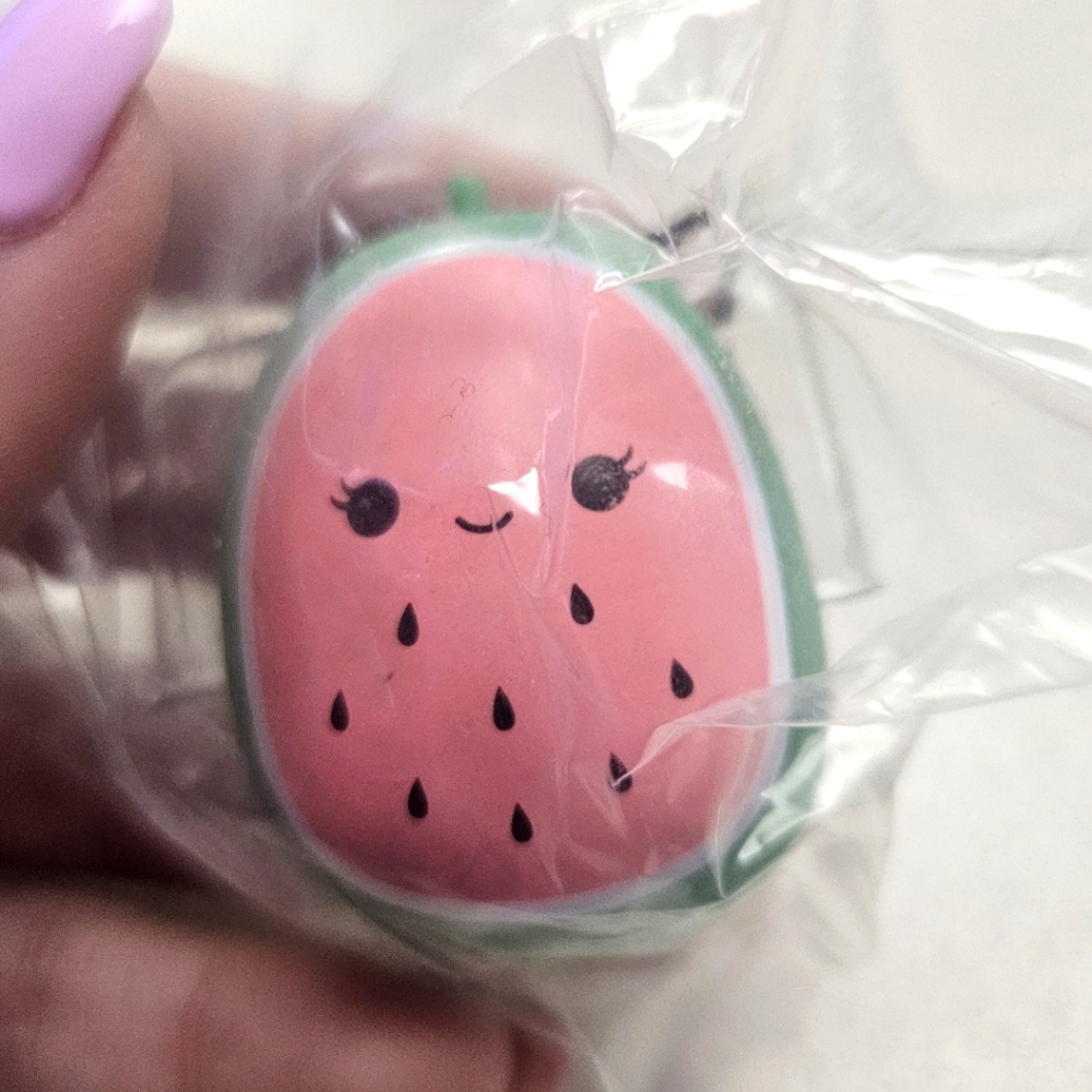 NEW Wanda the Watermelon 🍉 Squishmallow Fig Band Squishy Bracelet